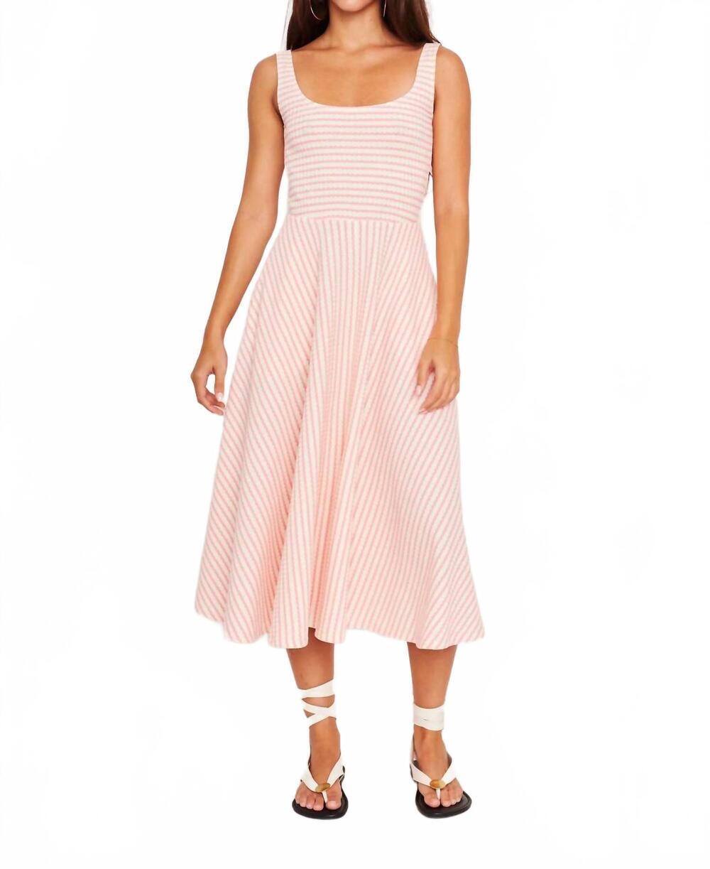 NEW DRA LOS ANGELES audrey midi dress in pink